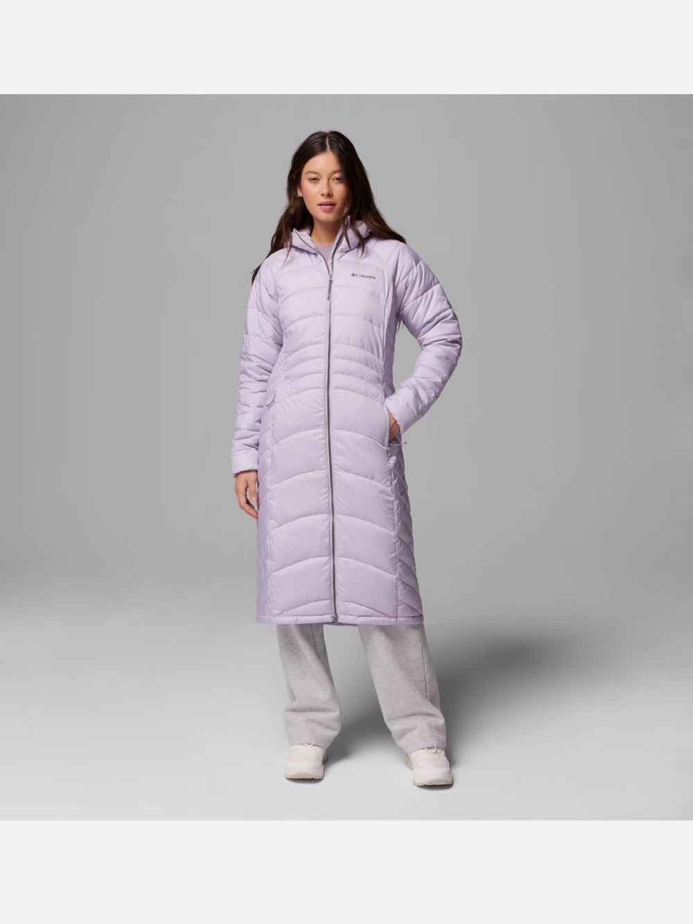 Columbia Karis Gale Full Length
Hooded Jacket Lavender Pearl